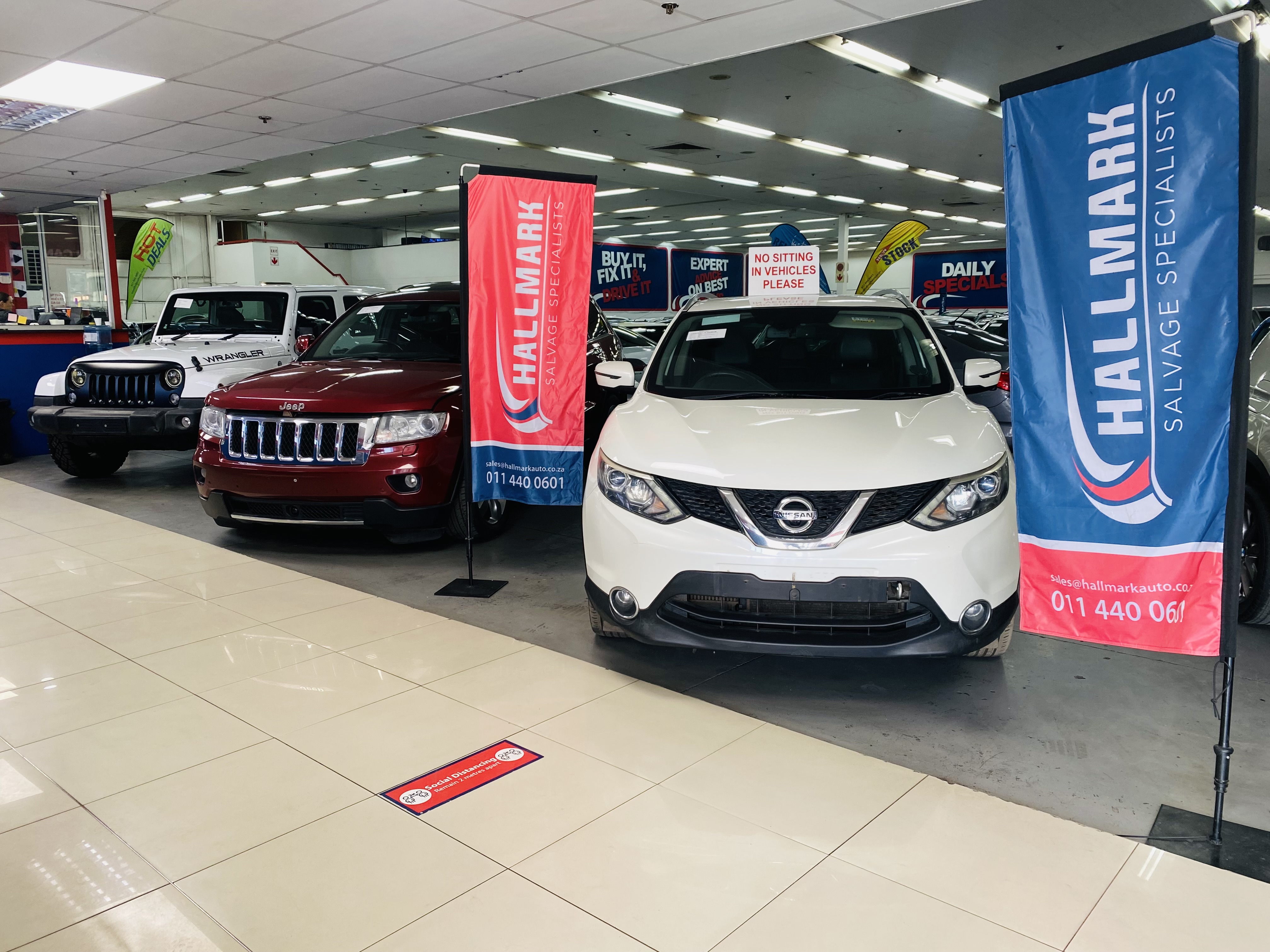 Showroom Vehicles Display